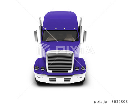 Monstertruck isolated blue front view 3632308