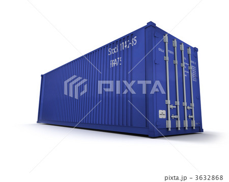 Blue cargo container 3632868