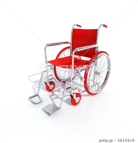 Red wheelchair 3633919
