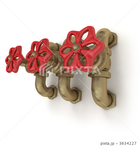 Three water valves Three water valves 3634227