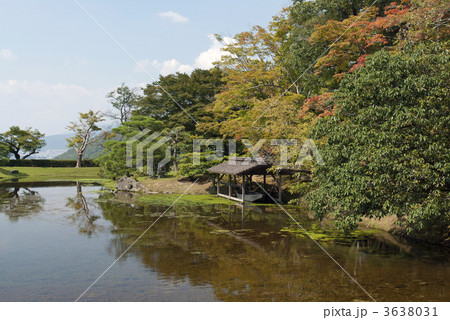 修学院離宮　上離宮　御船宿と御船着 3638031