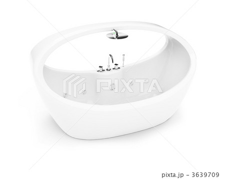 White bath against white 3639709