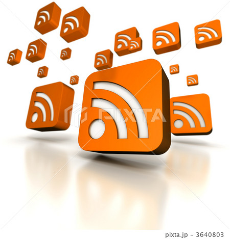Orange RSS backgroundのイラスト素材 [3640803] - PIXTA