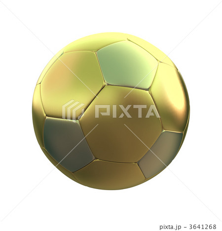 Gold and silver soccer ball 3641268