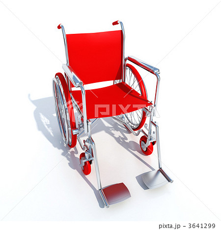 Red wheelchair 3641299