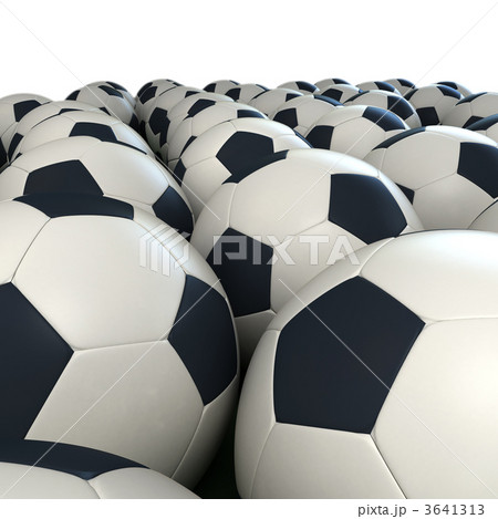 Soccer balls arrangement 3641313