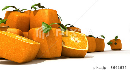 Cubic orange pile 3641635