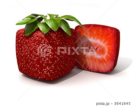 Cubic strawberry section Cubic strawberry section 3641645