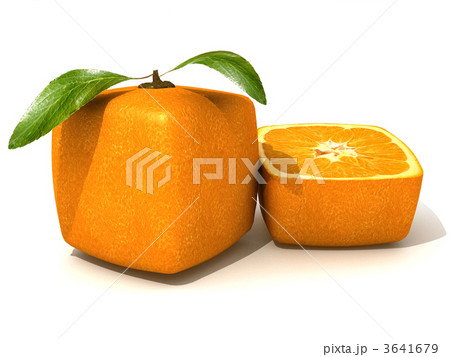 Fresh cubic orange and a half small Fresh cubic orange and a half small 3641679