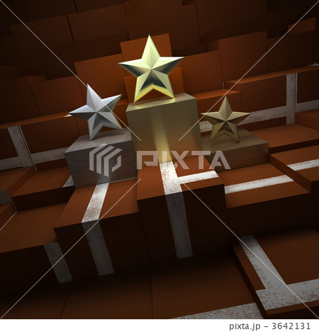 Trophies in a tennis podium 3642131