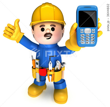 Fully equiped craftsman mascot 3644602