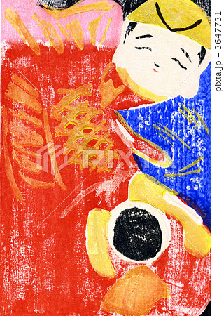 大漁喜ぶ恵比寿様 3647731