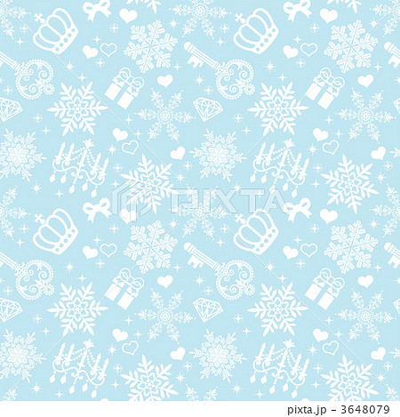 冬 雪 クリスマス パターン 壁紙のイラスト素材 3648079 Pixta