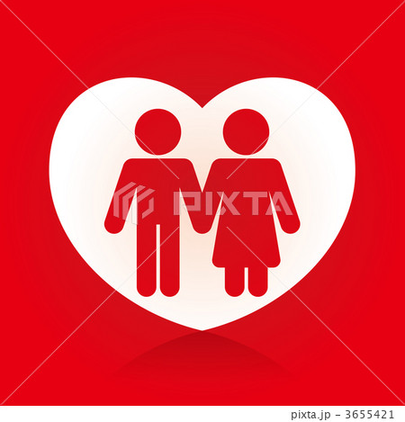ハートカップル ハートカップル 3655421