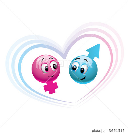 male and female smiley balls 3661515
