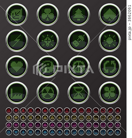 Web Environmental and energy buttons 3662061