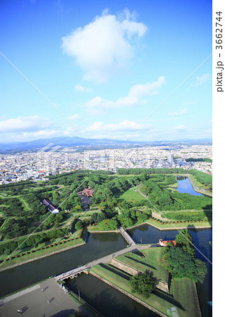 亀田役所土塁(五稜郭タワーから) 亀田役所土塁(五稜郭タワーから) 3662744