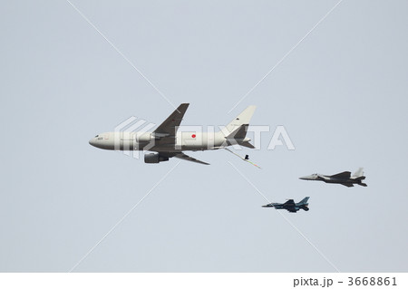 KC767＆F15＆T2編隊飛行 3668861