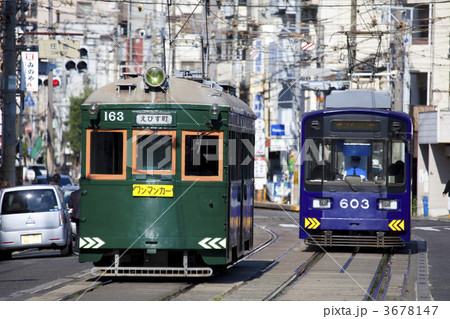 住吉区を走る路面電車 3678147