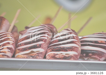 イカ焼き イカ焼き 3681126