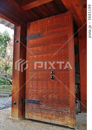 上田城　東虎口櫓門扉 3683199