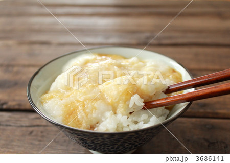 味付けしたとろろご飯 3686141