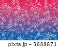 背景 雪の結晶 背景 雪の結晶 3688871
