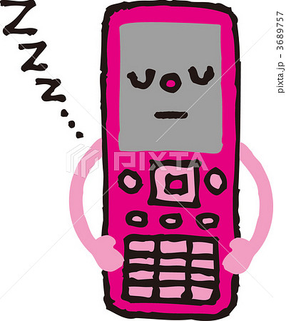 電源OFFの携帯電話 電源OFFの携帯電話 3689757