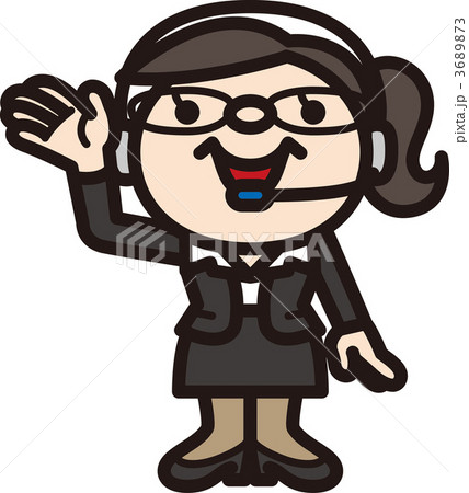 紹するテレフォンアポインター 3689873