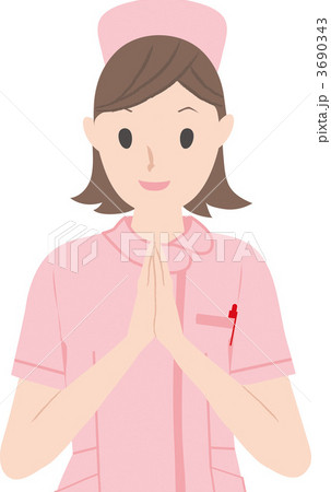 喜ぶ看護師 3690343