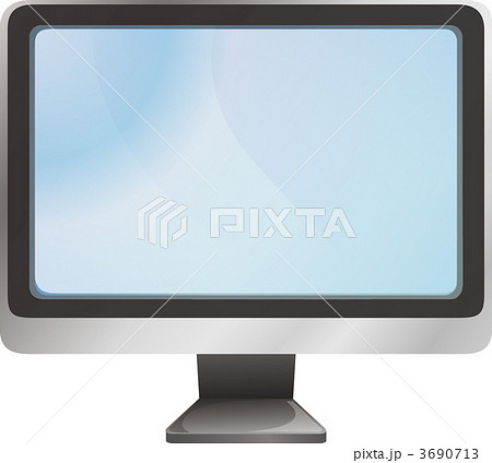 液晶ディスプレイのイラスト素材 3690713 Pixta