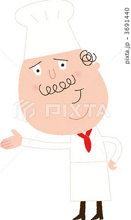 紹介するシェフ 3691440
