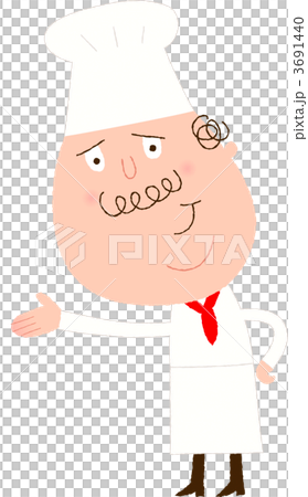 紹介するシェフ 3691440