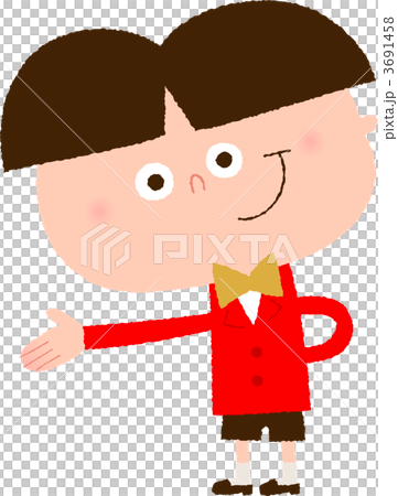 紹介するこども店長 3691458