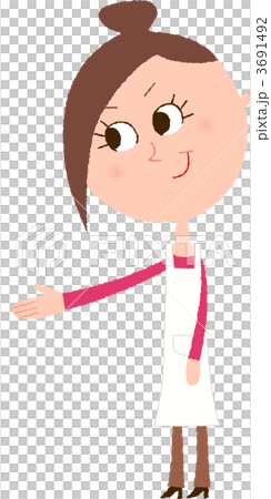 Female employee to introduce Female employee to introduce 3691492