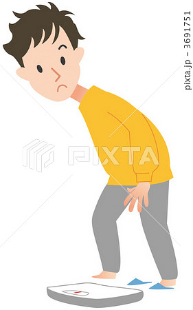 体重を計る 3691751