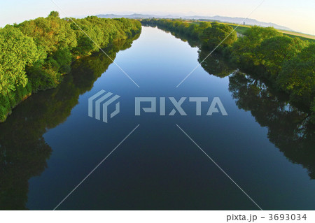 静寂なる渡良瀬川 3693034