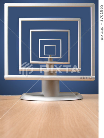 grey monitor on desk - infinity grey monitor on desk - infinity 3701965