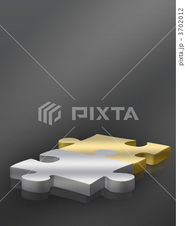 gold and silver puzzle pieces gold and silver puzzle pieces 3702012