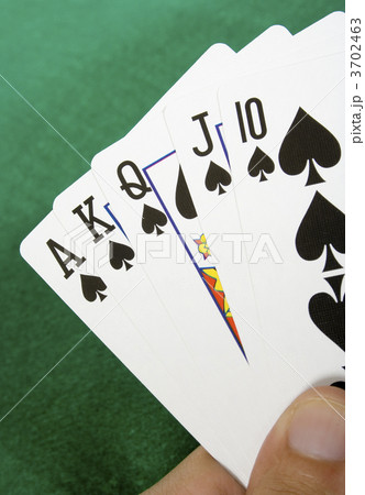 royal flush with spades 3702463