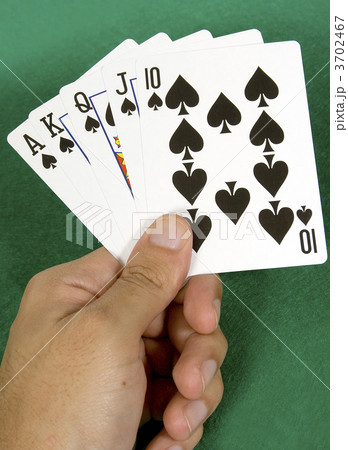 aces royal flush - spades 3702467