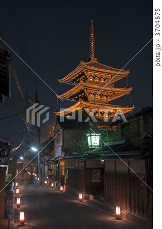 東山花灯路　八坂の塔　法観寺 3704875