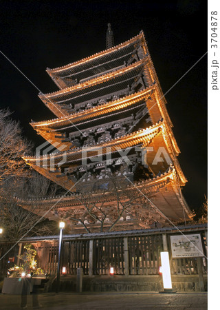 東山花灯路　八坂の塔　法観寺 3704878