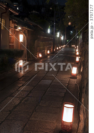 東山花灯路　石塀小路　京銘竹露地行灯 3707177