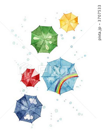 傘のイラスト素材 3707533 Pixta