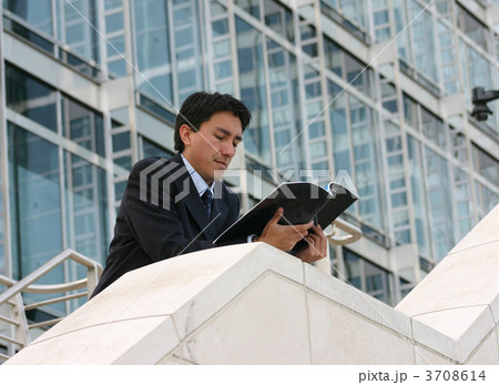 business man reading mag - andres business man reading mag - andres 3708614