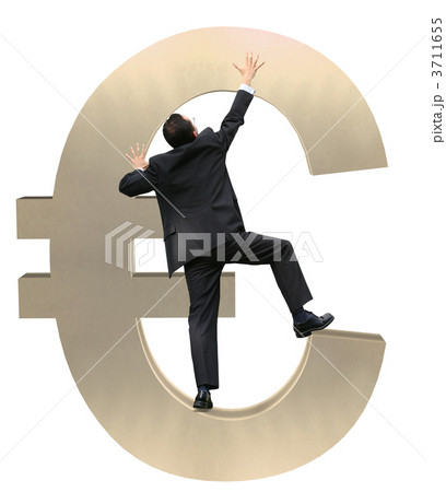 Climbing Euro currency Climbing Euro currency 3711655