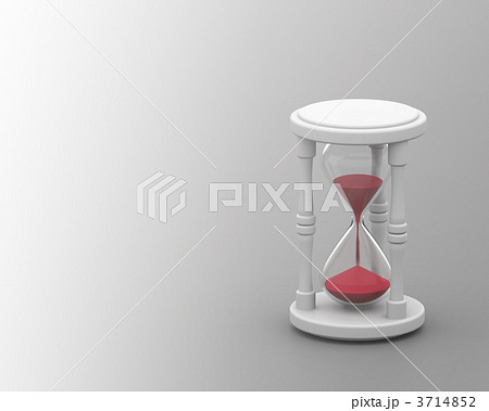 砂時計 時計 立体的のイラスト素材