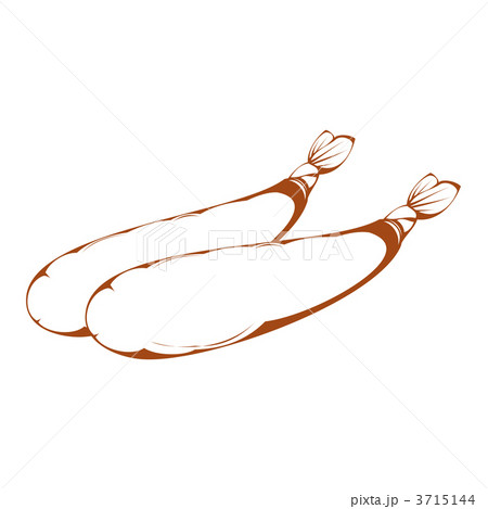 エビフライ(線画) エビフライ(線画) 3715144