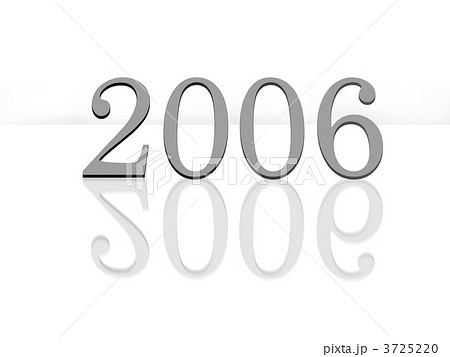 brand new year 2006 with reflection 3725220